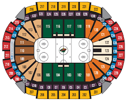 seating charts xcel energy center