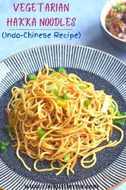 vegetarian h noodles indo chinese