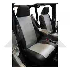 Front Seat Covers Black Gray Rt Off Road