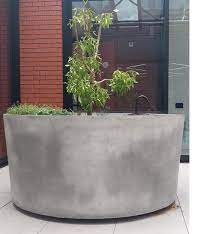 lightweight concrete planters by grc nz