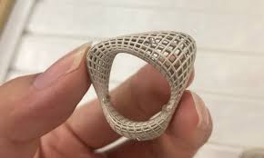 lost wax cast silver ring dmls 3d