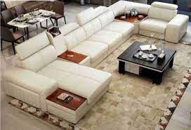 luxury modern u shape sofa set in