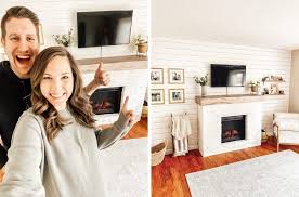 Diy Electric Fireplace Full Hearted Home