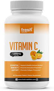 Bulk supplements vitamin c powder is pure vitamin c without any added ingredients, such as preservatives, sugars, or fillers. Amazon Com Vitamin C Powerful 1500mg Per Day Immune Support Tasty Chewable Vitamin C Supplement All Year Round Potent Support Vegan Friendly Non Gmo Gluten Soy Free All Natural Vit