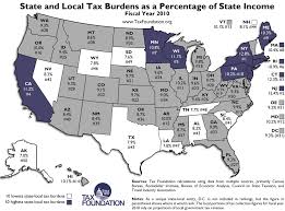Annual State Local Tax Burden Ranking 2010 New York