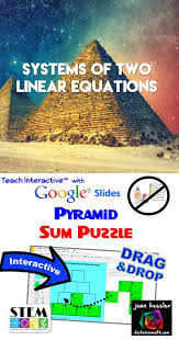 Linear Equations Pyramid Puzzle