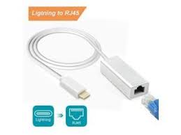 Lightning To Rj45 Ethernet Lan Network Adapter For Iphone Ipad Iphone Ethernet Adapter Lightning To Wired Network Cable Connector 10 100mbps High Speed Required Ios 10 0 Or Up Newegg Com