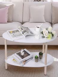 Modern Oval Coffee Table For Living