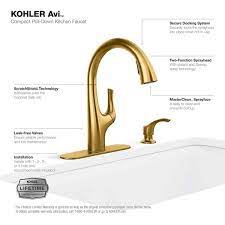 kohler avi single handle pull out