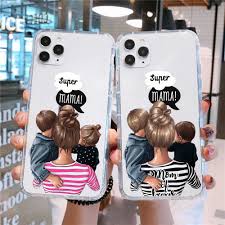 Our cases go beyond shatterproofing too, thanks to our defensify antimicrobial coating, which eliminates 99% of bacteria. Punqzy Cute Mama Of Girl Boy Mom Baby Cute Phone Case For Iphone 12 Pro Max Xr 7 6 6s 8 Plus X Xs Max Soft Tpu Phone Case Cover Phone Case Covers Aliexpress