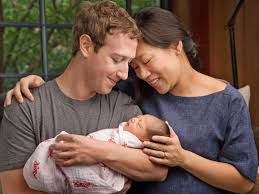 มาร์ค ซัคเคอร์เบิร์ก และภรรยา บริจาคหุ้น Facebook มูลค่า 1.6 ล้านลบ.  ให้การกุศล รับขวัญลูกสาว!