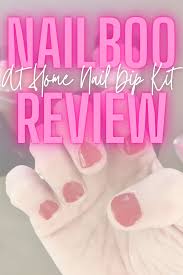 nailboo review at home nail dip kit