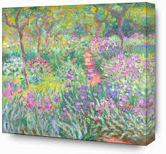 The Artist S Garden In Giverny Print