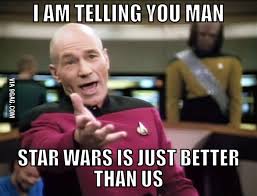 Make your own images with our meme generator or animated gif maker. Star Trek Vs Star Wars 9gag