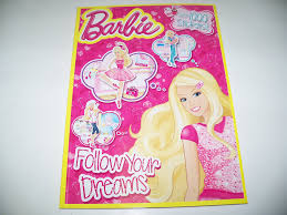 Not all the pages were scanned. Barbie Coloring And Activity Book With Stickers Toys Games Drawing Sketch Pads