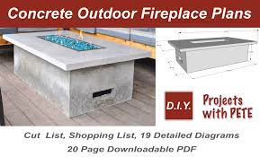 Outdoor Gas Fireplace With Diy Pete