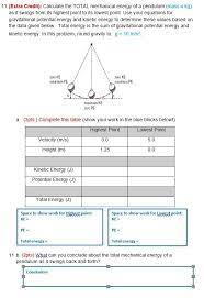 Calculate The Total Mechanical Energy
