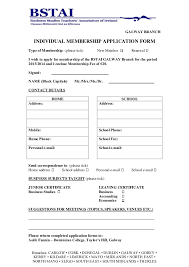 Membership Application Form 2013 2014 Galway1