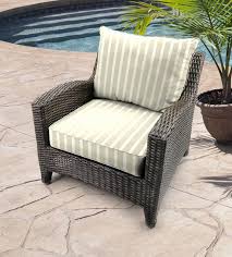 Outdoor 2pc Deep Seat Chair Cushion