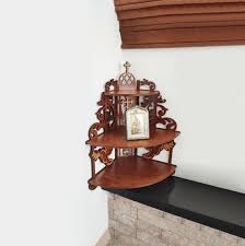 Wooden Corner Shelf For Icons