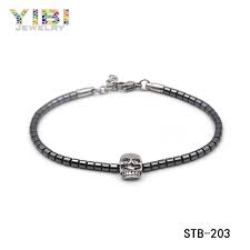 men skull bracelets stainless steel