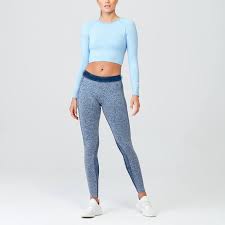 2020 Gym Wear Women Raglan Sleeves Clothing Long Sleeves Light Blue Crop Top Buy Gym Women Top Crop Top For Women Long Sleeve Woman Top Product On Alibaba Com