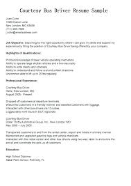 School Bus Driver Resume Sample Attractive And Work Experience Free