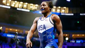 The tokyo olympics i'm feeling very happy and i keep trying not to cry, but it keeps happening, tamyra. Tamyra Mensah Stock My Wrestling Hero