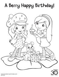 Girls coloring pages / strawberry shortcake. 12 Strawberry Shortcake Birthday Party Printable Coloring Pages Thesuburbanmom