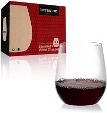 Berevino Crystal Clear Plastic Stemless