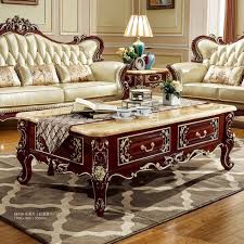 Luxury Solid Wood Coffee Table For