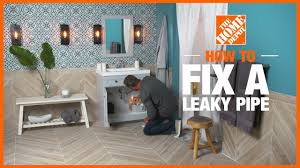 how to fix a leaky pipe the