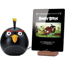 gear4 angry birds black bird speaker