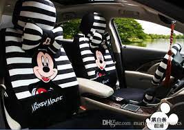 Red Mickey Mouse Car Seats Cover