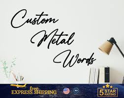 Custom Metal Letters Metal Indoor Or