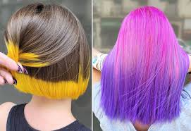 two tone hair color ideas for brunettes