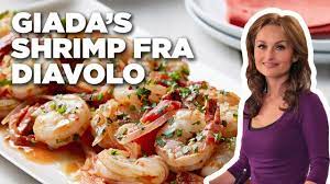 y shrimp fra diavolo with giada de