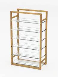 Bottle Rack With Glass Shelves 12 Lvg