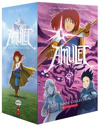 We can't really review amulet without talking about the artwork, too. Amulet Box Set A Mighty Girl