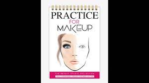 makeup practice book face chart