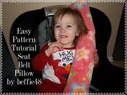 Car Seat Belt Pillow Pattern Tutorial