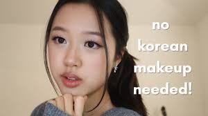 how to do a korean makeup look without