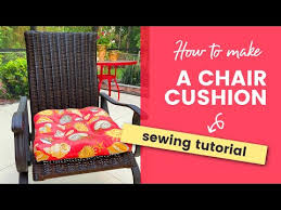 How To Make A Chair Cushion