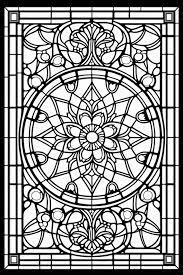 Stained Glass Window Geometric