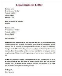 Formal Legal Letter Template Templates And Letters Corner