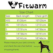 Fitwarm Casual Plaid Dog Dress Dog Clothes Cozy Dog Shirt