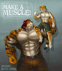 Make a Muscle! by artizek -- Fur Affinity [dot] net