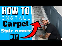 how to install a diy stair runner you
