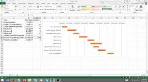 create a gantt chart in excel you