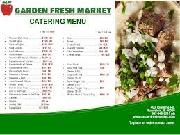 catering garden fresh market